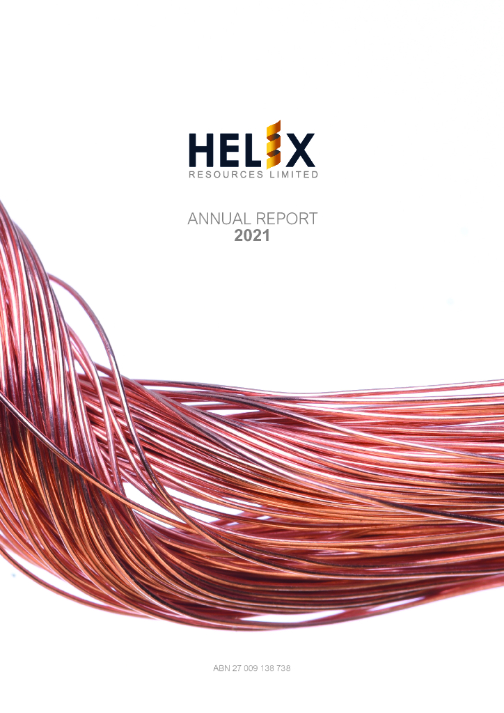 Helix Resources（HLX）2021财年年度报告（英文版）