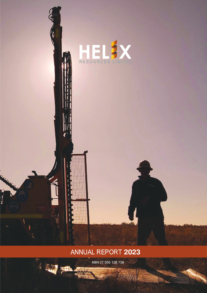 Helix Resources（HLX）2023财年年度报告（英文版）