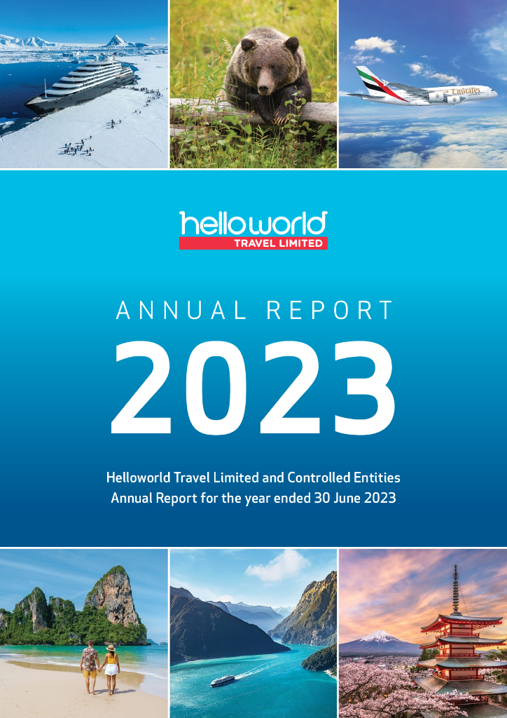 Helloworld Travel Limited（HLO）2023财年年度报告（英文版）