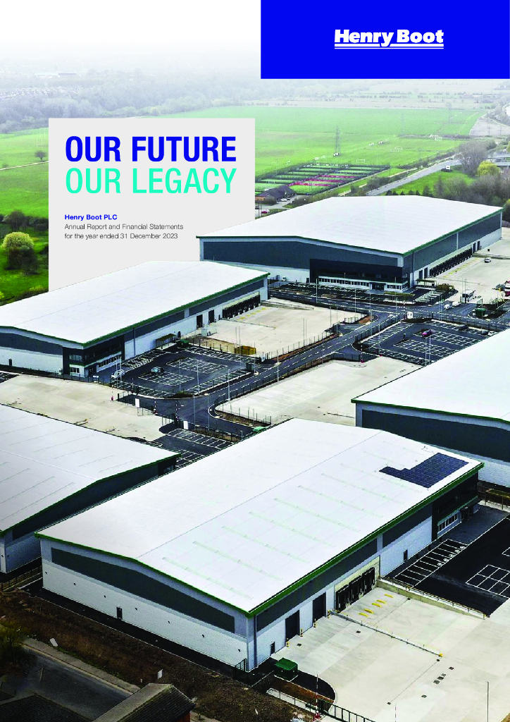 Henry Boot plc（BHY）2023财年年度报告（英文版）