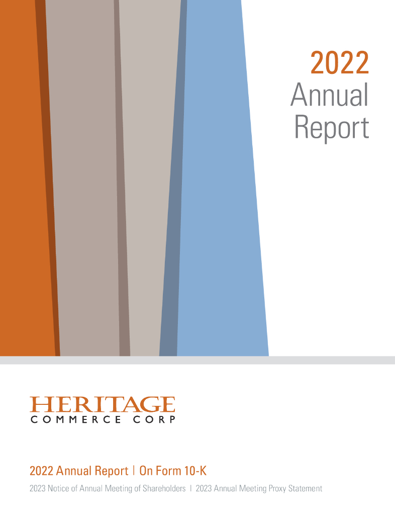 Heritage Commerce Corp.（HTBK）2022财年年度报告（英文版）