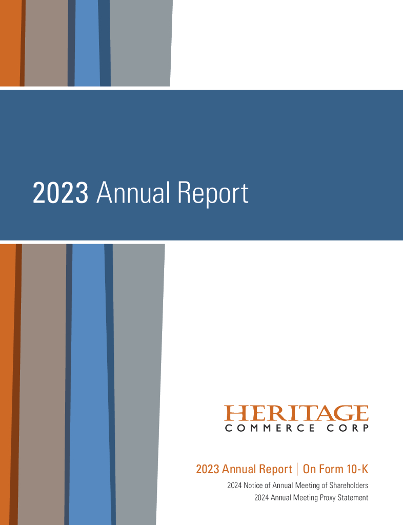 Heritage Commerce Corp.（HTBK）2023财年年度报告（英文版）