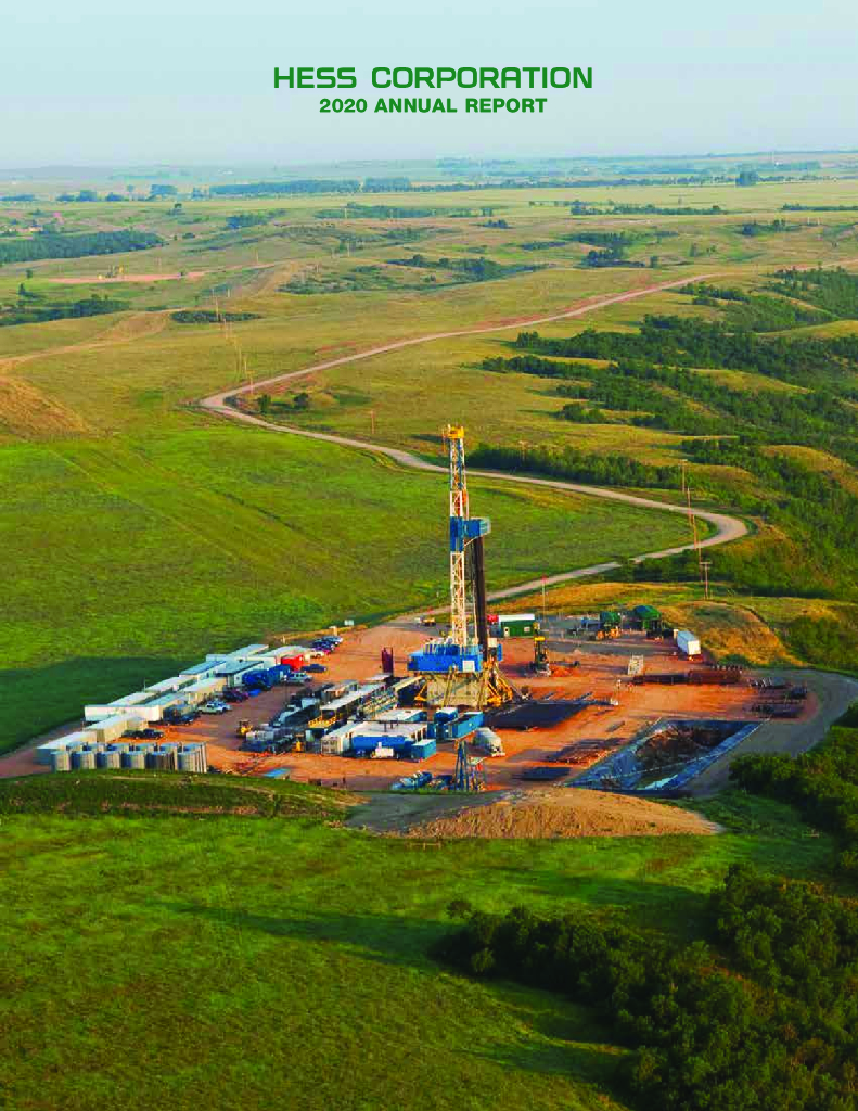 Hess Corporation（HES）2020财年年度报告（英文版）