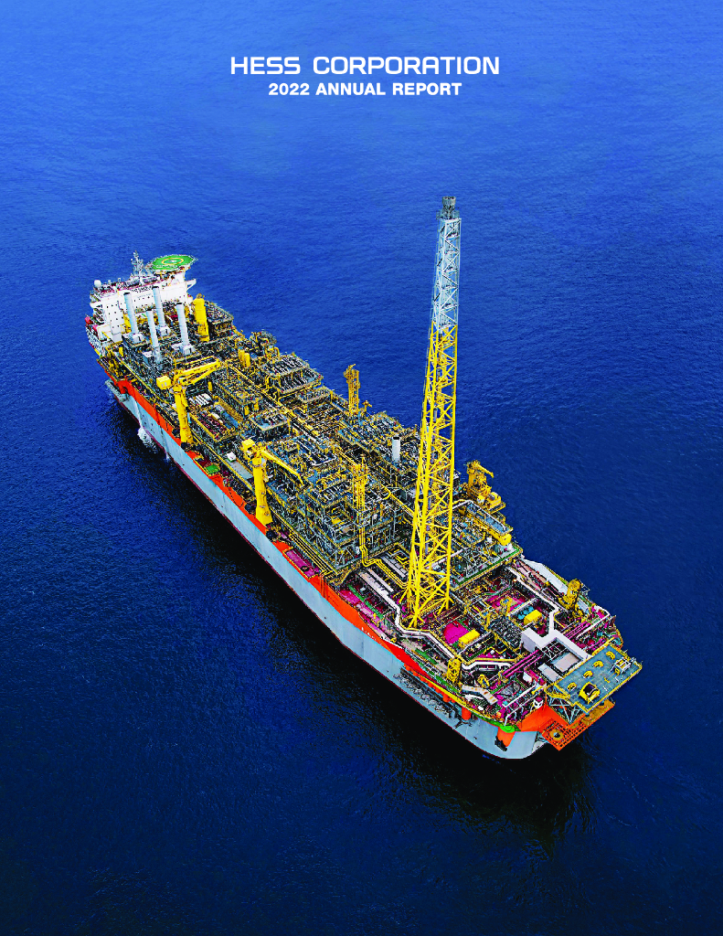 Hess Corporation（HES）2022财年年度报告（英文版）