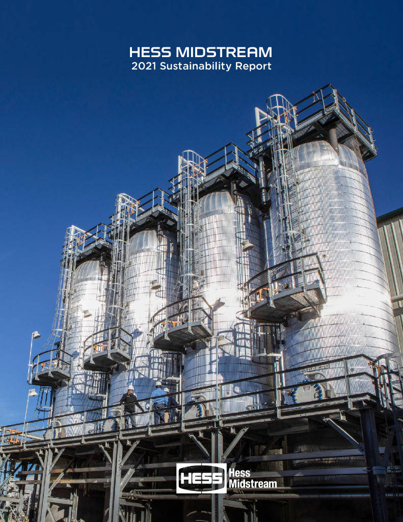 Hess Midstream LP（HESM）2021年可持续发展报告（英文版）