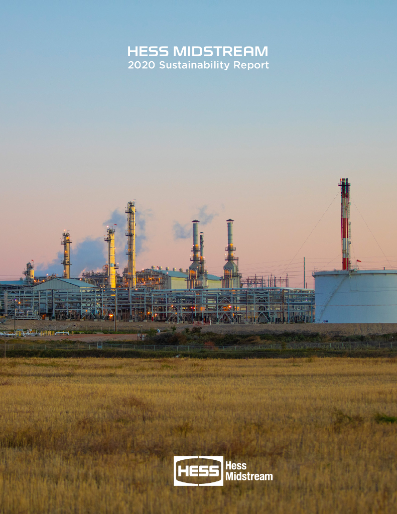 Hess Midstream LP（HESM）2020年可持续发展报告（英文版）