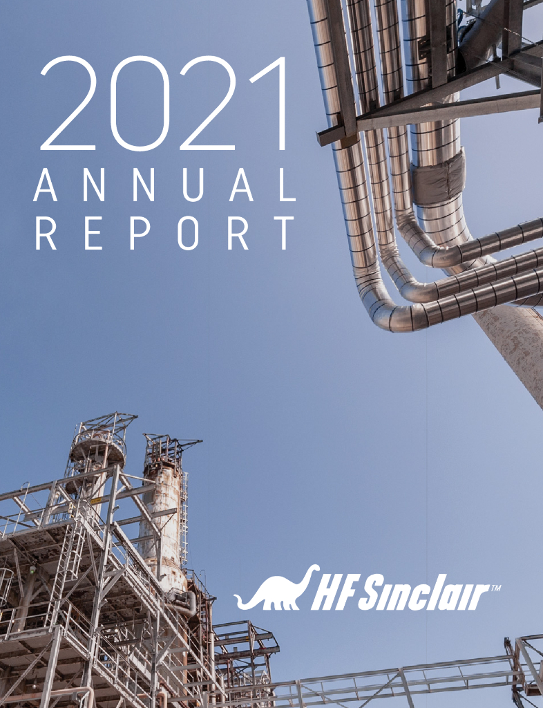 HF Sinclair Corporation（DINO）2021财年年度报告（英文版）
