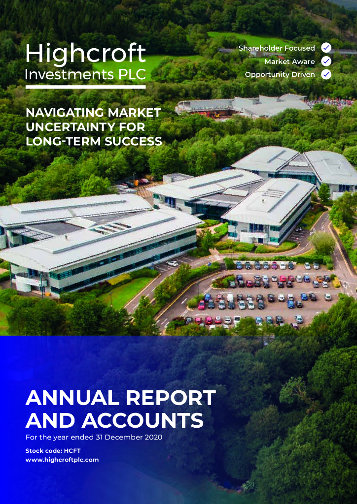 Highcroft Investments Plc（HCFT）2020财年年度报告（英文版）