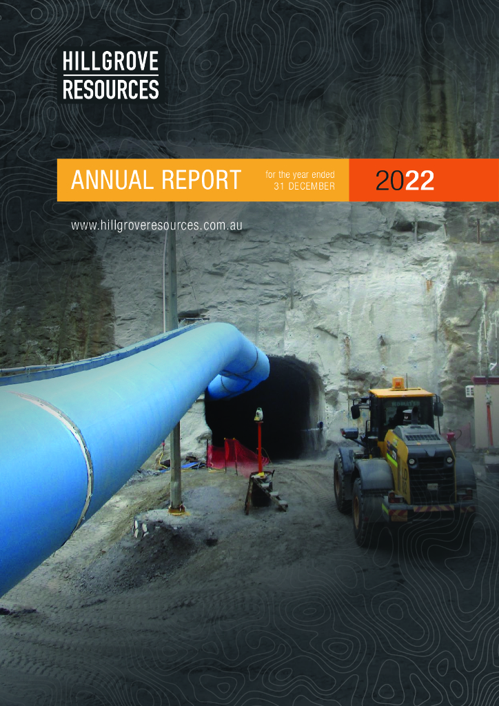 Hillgrove Resources（HGO）2022财年年度报告（英文版）