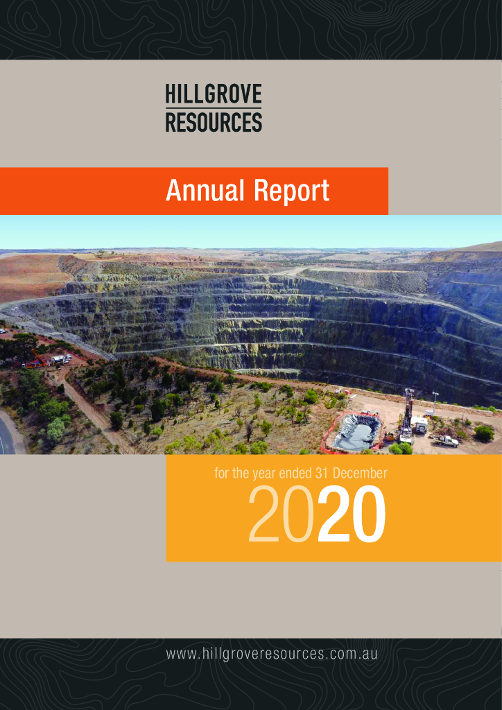 Hillgrove Resources（HGO）2020财年年度报告（英文版）