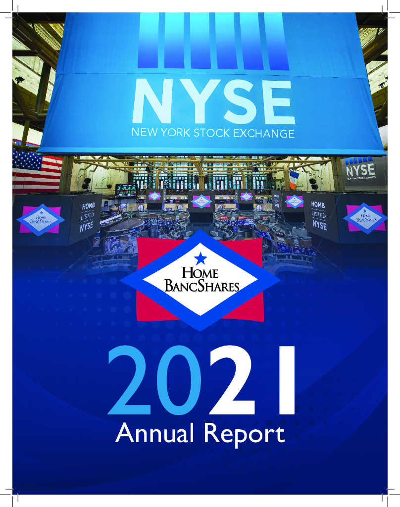 Home Bancshares,Inc.（HOMB）2021财年年度报告（英文版）