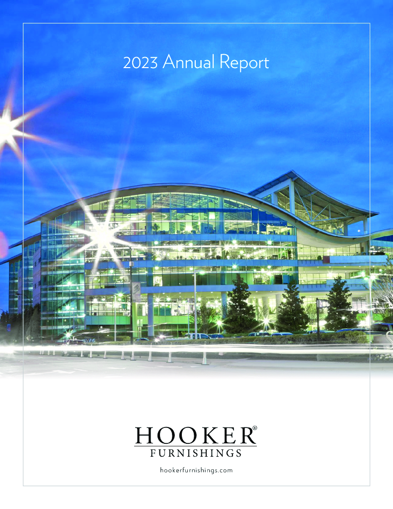 Hooker Furniture Corp.（HOFT）2023财年年度报告（英文版）