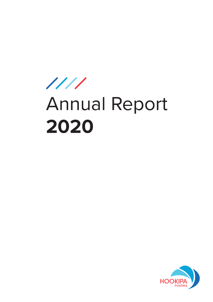 HOOKIPA Pharma Inc.（HOOK）2020财年年度报告（英文版）