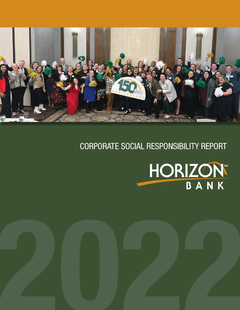 Horizon Bancorp（HBNC）2022年企业社会责任报告（英文版）