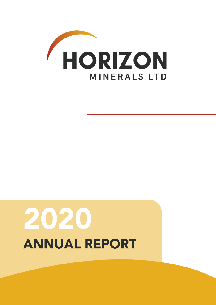 Horizon Minerals（HRZ）2020财年年度报告（英文版）