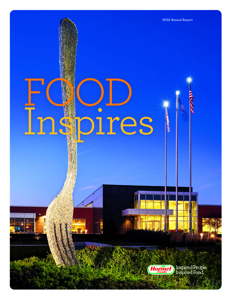 Hormel Foods Corp.（HRL）2022财年年度报告（英文版）