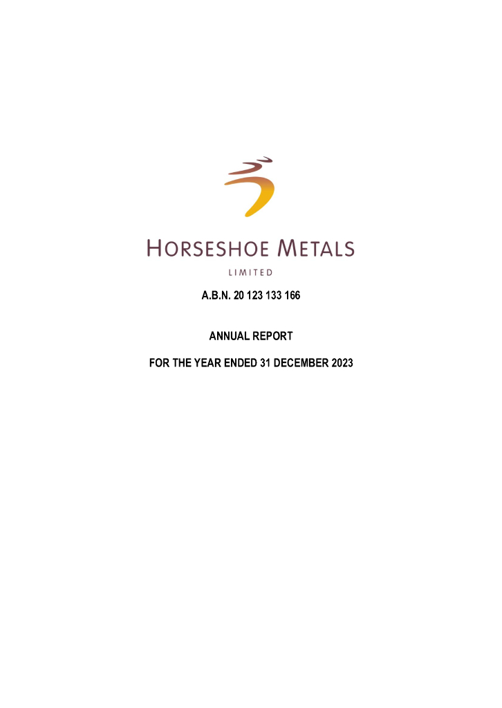 Horseshoe Metals Limited（HOR）2023财年年度报告（英文版）