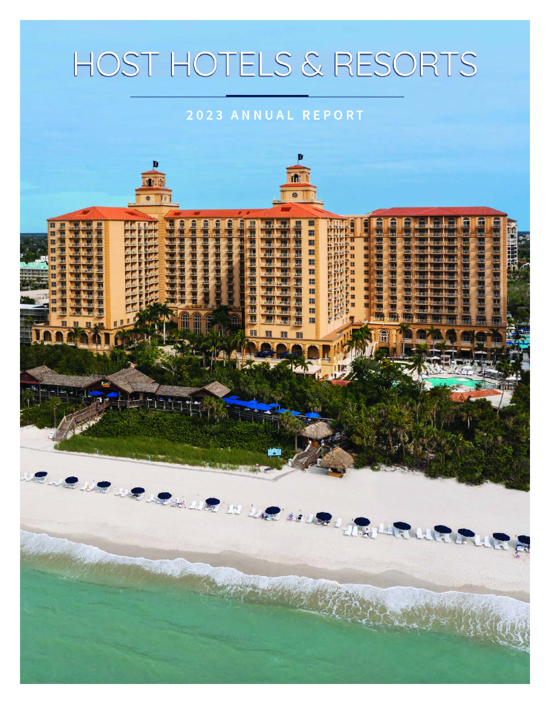 Host Hotels&Resorts Inc.（HST）2023财年年度报告（英文版）
