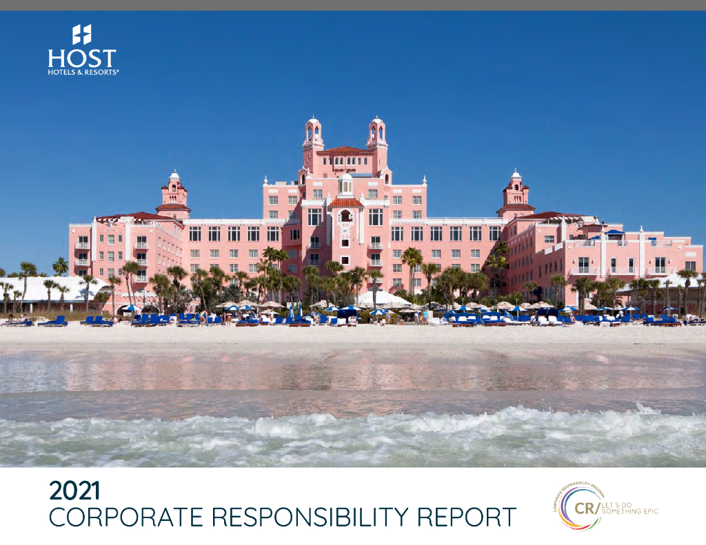 Host Hotels&Resorts Inc.（HST）2021年企业责任报告（英文版）