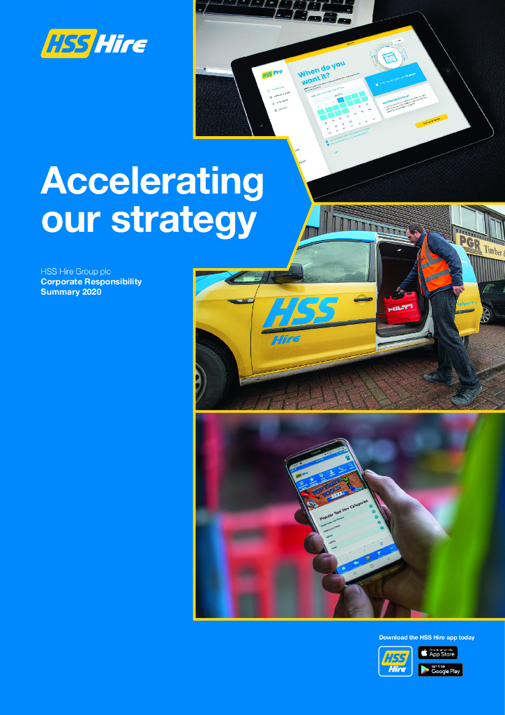HSS Hire Group plc（HSS）2020年企业责任报告（英文版）