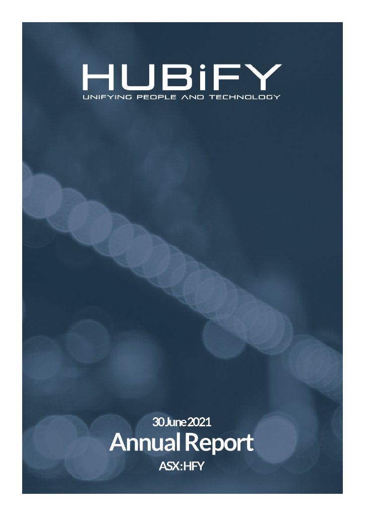 Hubify（HFY）2021财年年度报告（英文版）