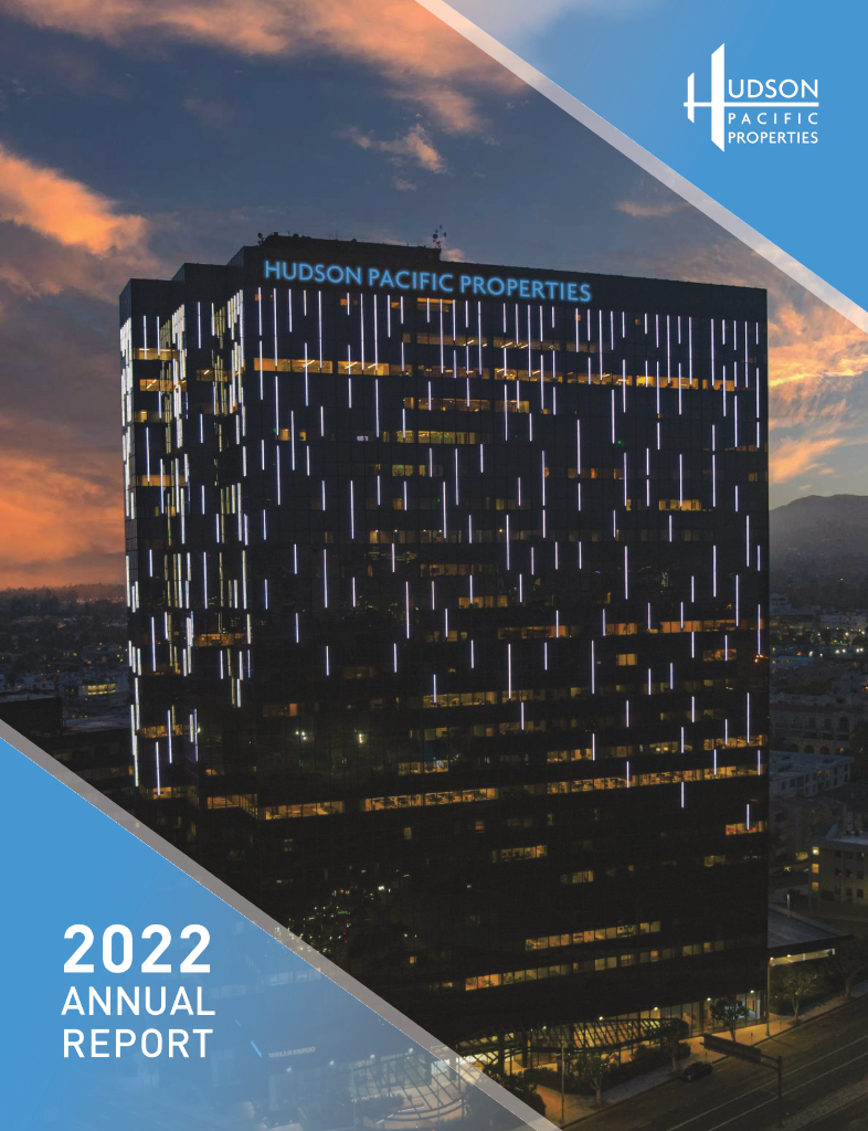 Hudson Pacific Properties Inc（HPP）2022财年年度报告（英文版）