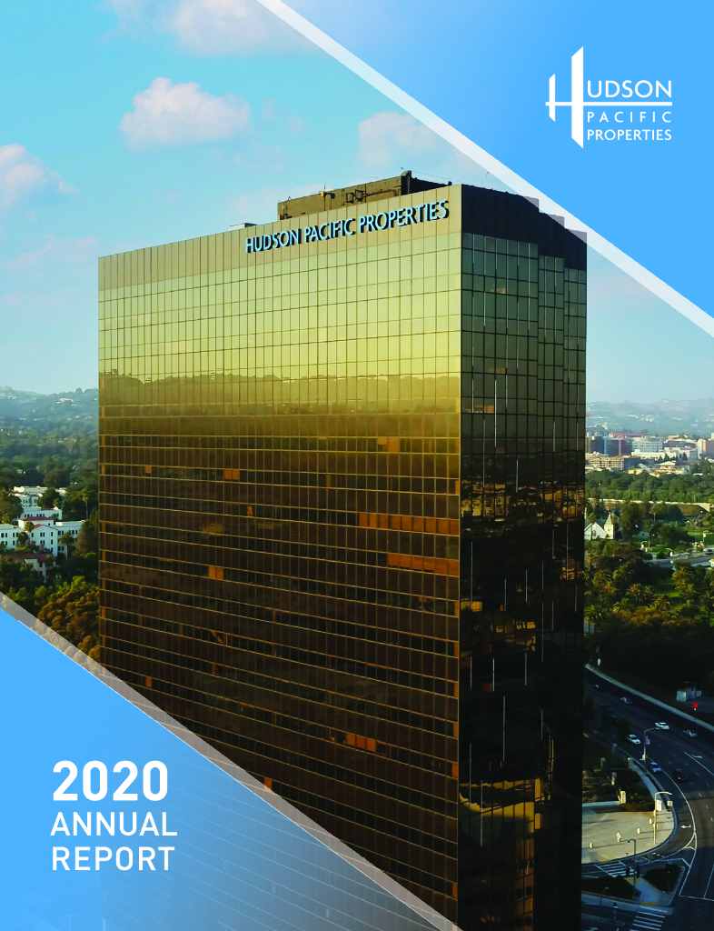 Hudson Pacific Properties Inc（HPP）2020财年年度报告（英文版）