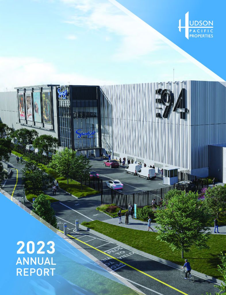 Hudson Pacific Properties Inc（HPP）2023财年年度报告（英文版）