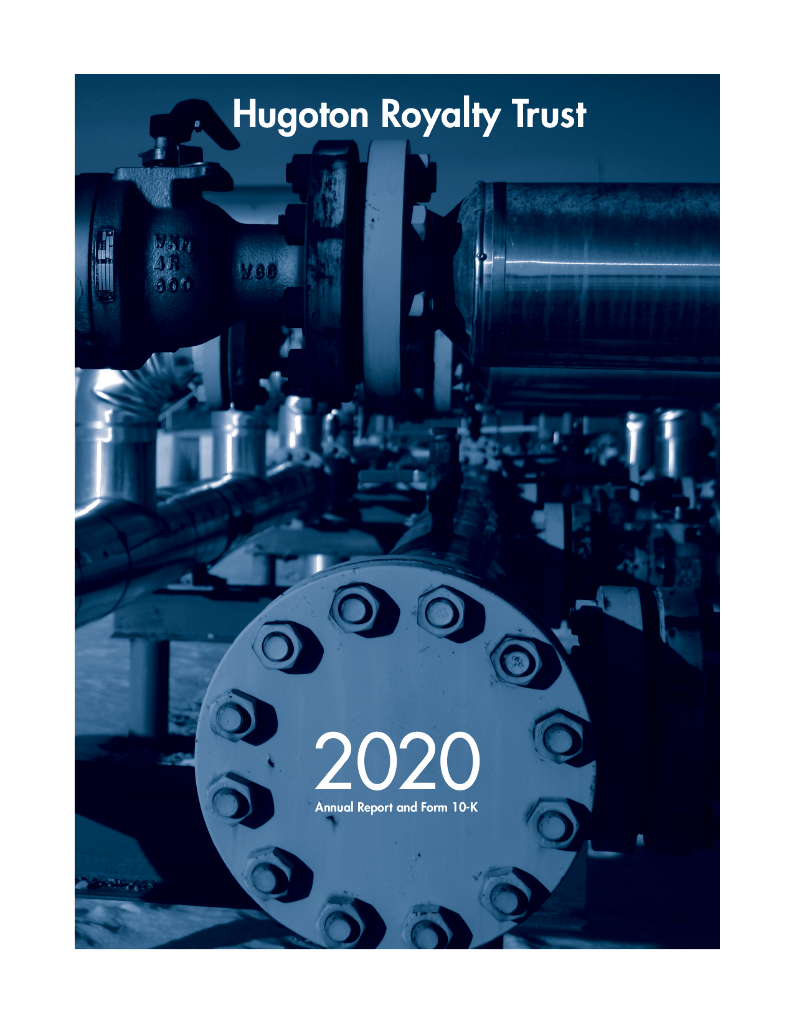 Hugoton Royalty Trust（HGT）2020财年年度报告（英文版）