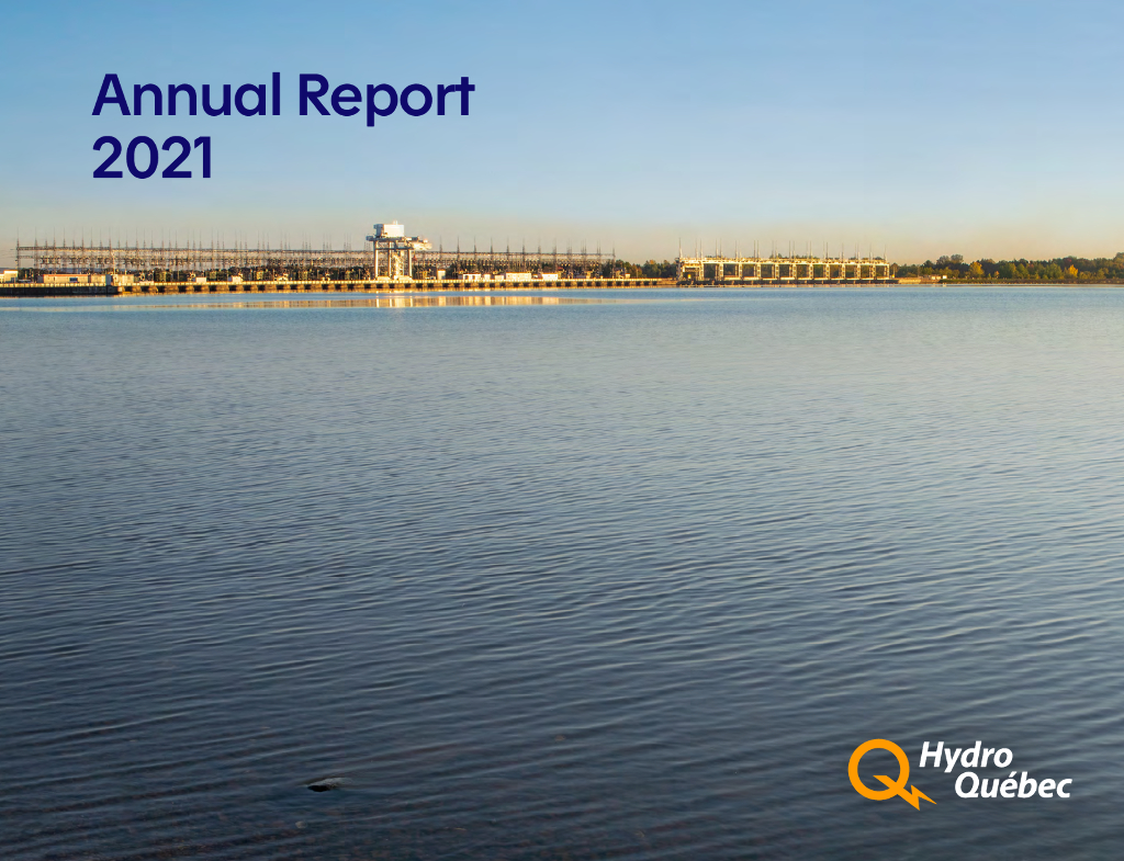 Hydro Quebec 2021财年年度报告（英文版）
