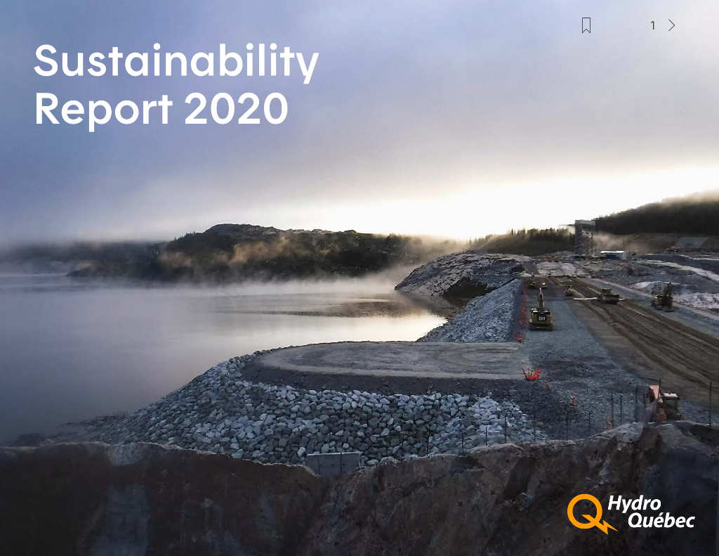 Hydro Quebec 2020年可持续发展报告（英文版）