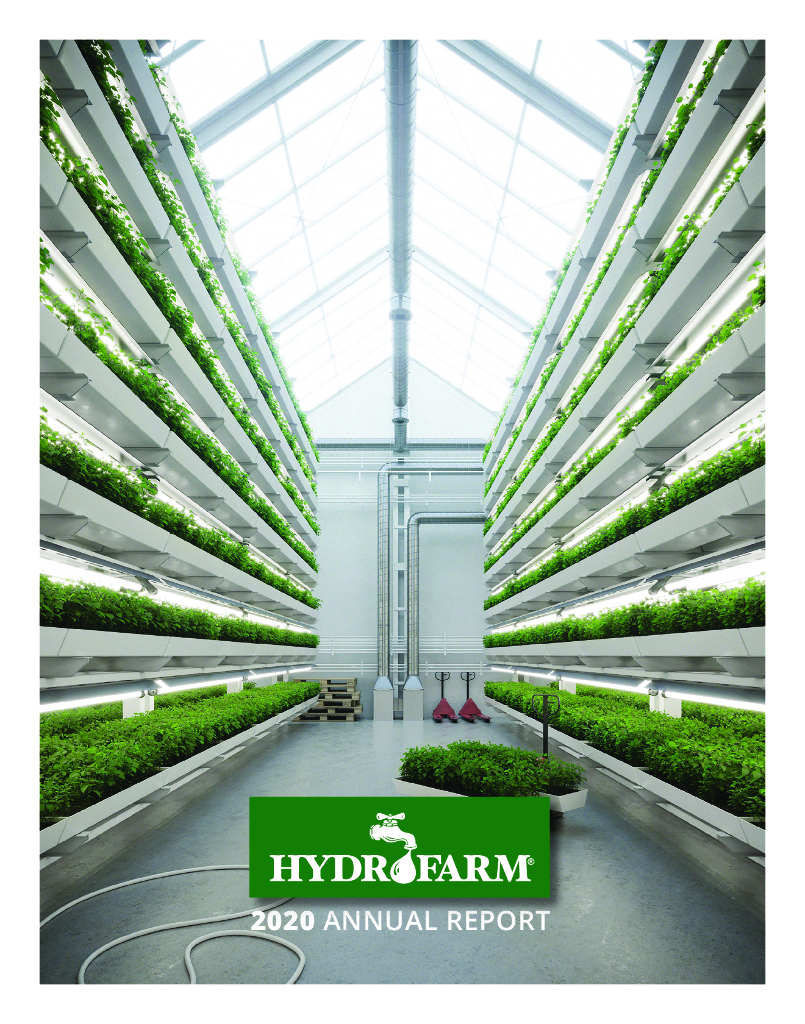 Hydrofarm Holdings Group,Inc.（HYFM）2020财年年度报告（英文版）