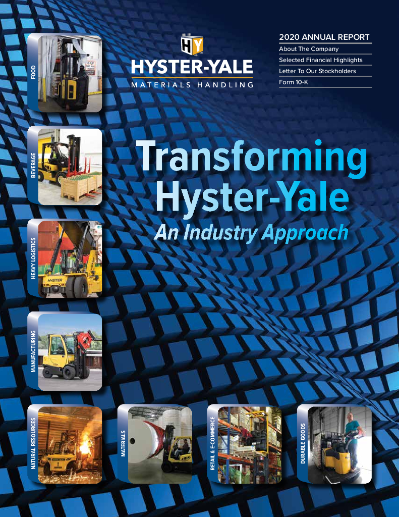 Hyster-Yale Materials Handling（HY）2020财年年度报告（英文版）