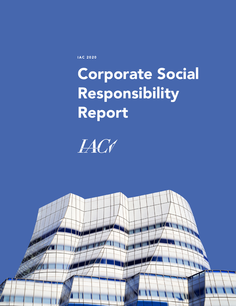 IAC/InterActiveCorp（IAC）2020年企业社会责任报告（英文版）