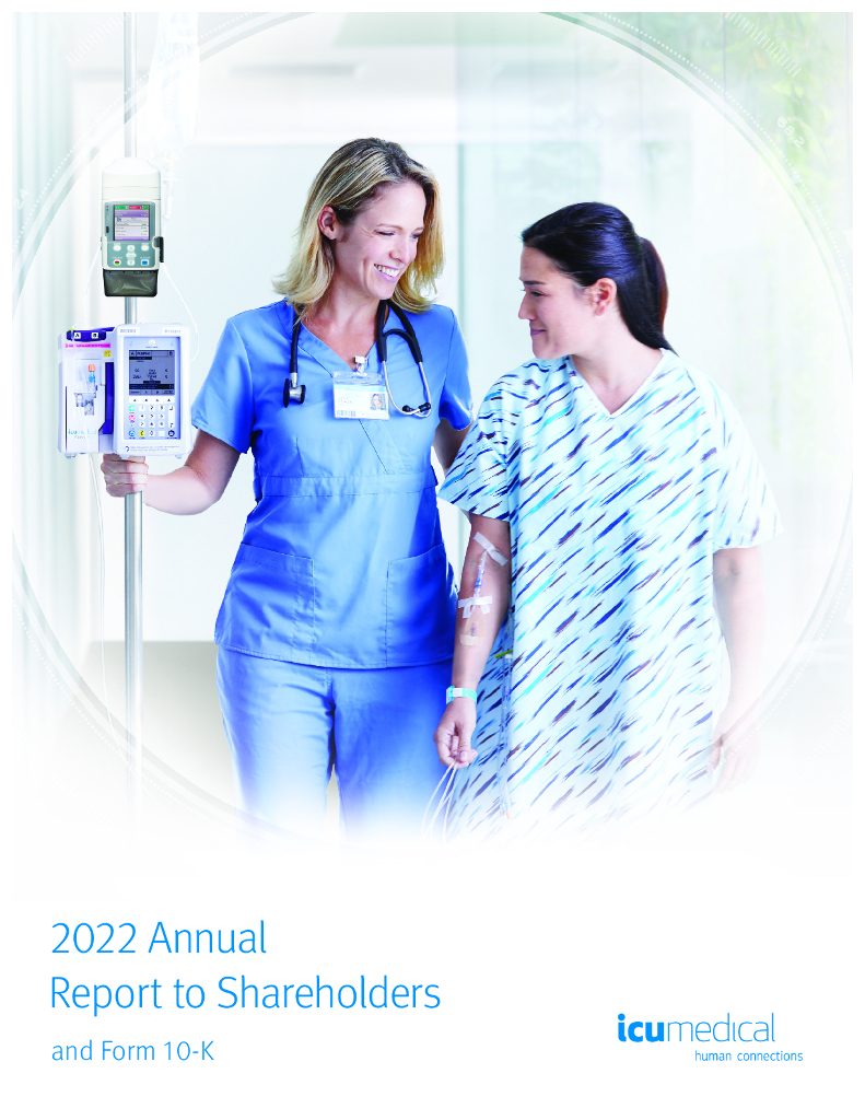 ICU Medical,Incorporated（ICUI）2022财年年度报告（英文版）