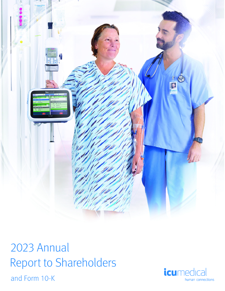 ICU Medical,Incorporated（ICUI）2023财年年度报告（英文版）