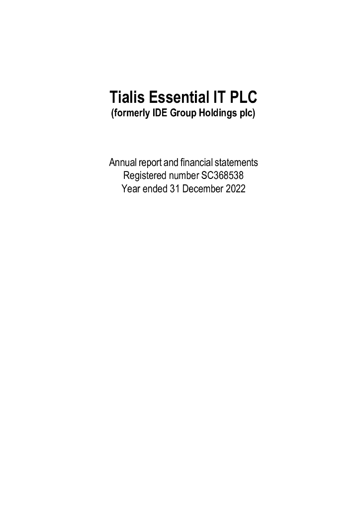 IDE Group（IDE）2022财年年度报告（英文版）
