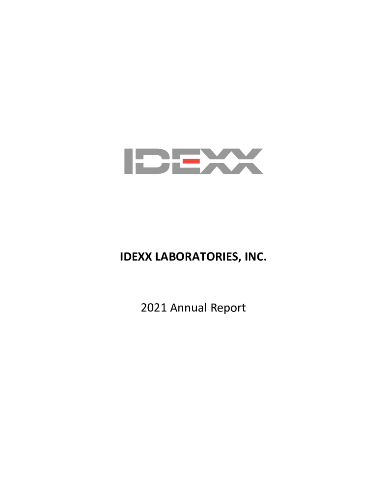 IDEXX Laboratories,Inc.（IDXX）2021财年年度报告（英文版）