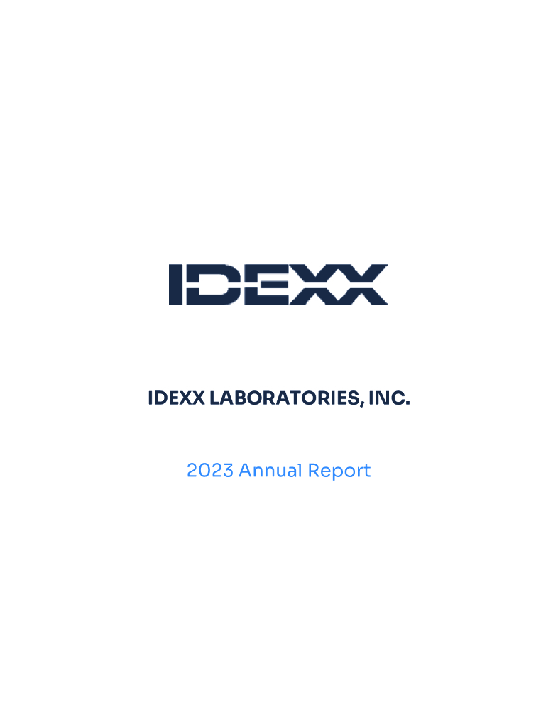 IDEXX Laboratories,Inc.（IDXX）2023财年年度报告（英文版）