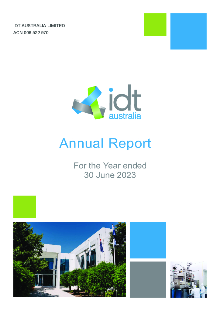 IDT Australia（IDT）2023财年年度报告（英文版）