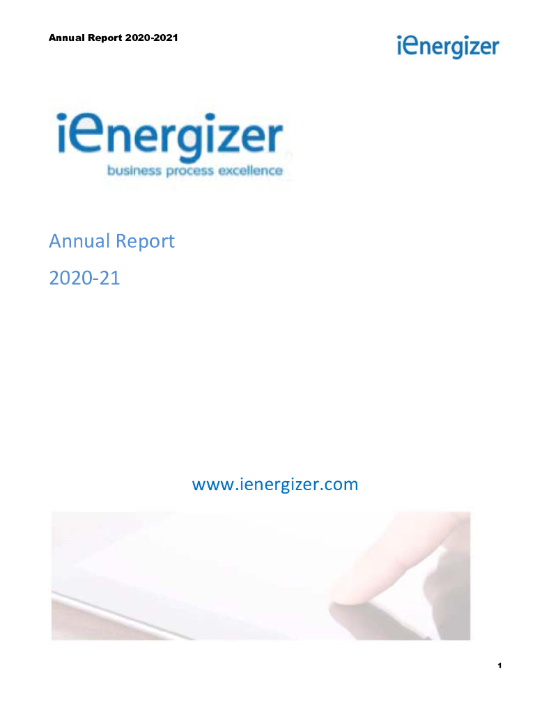 iEnergizer（IBPO）2021财年年度报告（英文版）