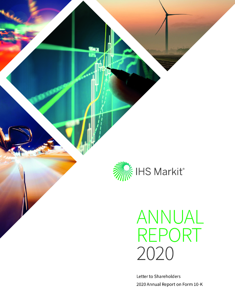 IHS Markit（INFO）2020财年年度报告（英文版）