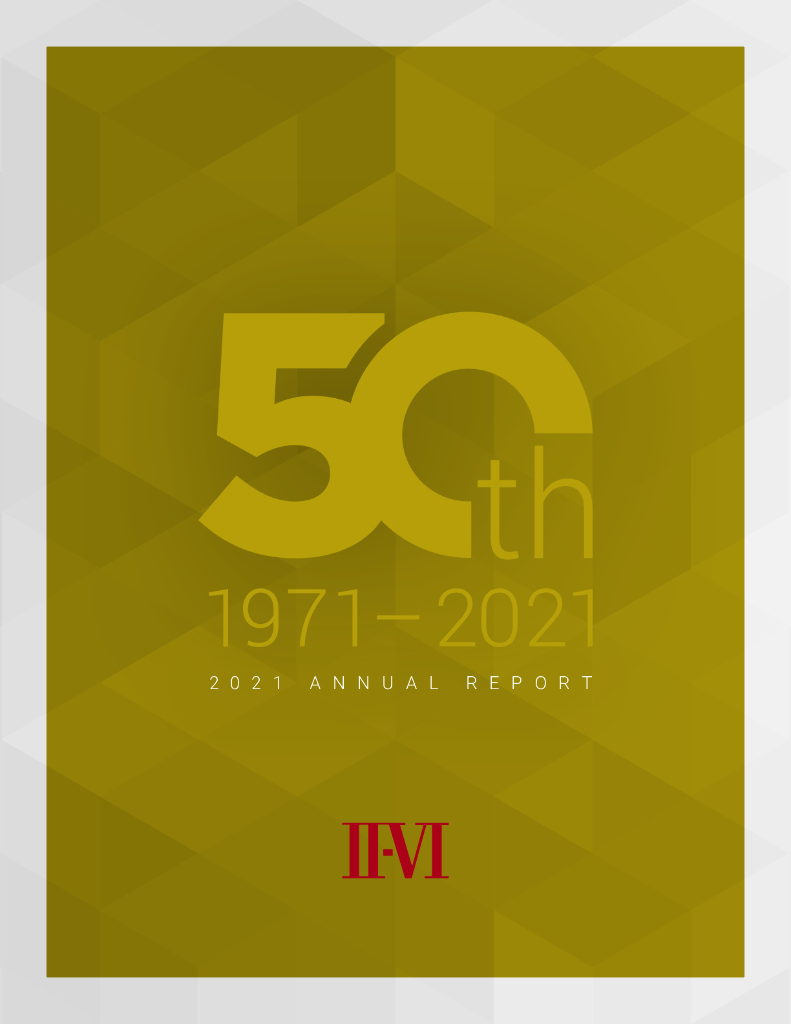 II-VI Incorporated（IIVI）2021财年年度报告（英文版）