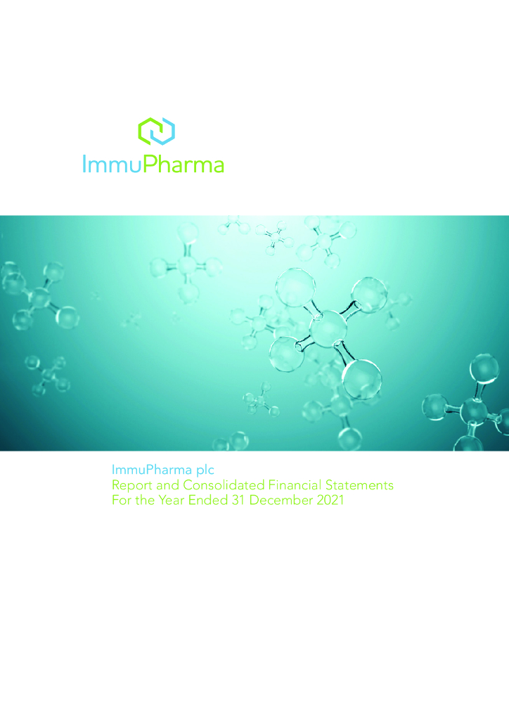 ImmuPharma-Plc（IMM）2021财年年度报告（英文版）
