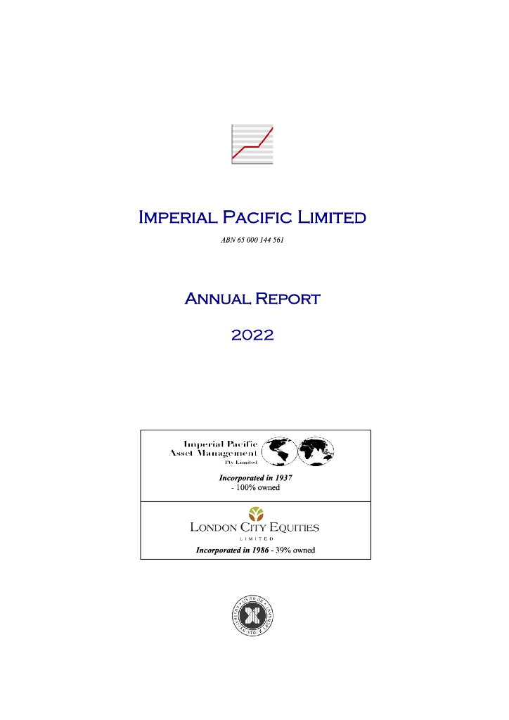 Imperial Pacific（IPC）2022财年年度报告（英文版）