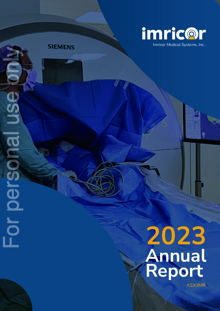 Imricor Medical Systems,Inc（IMR）2023财年年度报告（英文版）