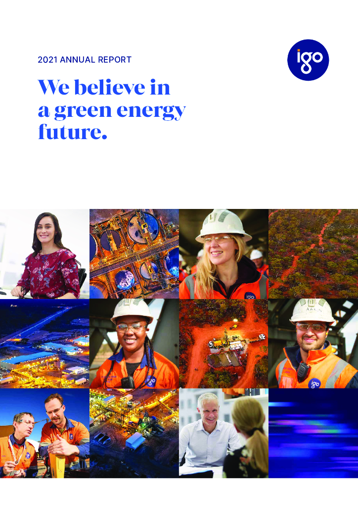 Independence Group NL（IGO）2021财年年度报告（英文版）