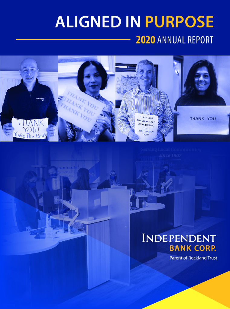 Independent Bank Corp（INDB）2020财年年度报告（英文版）