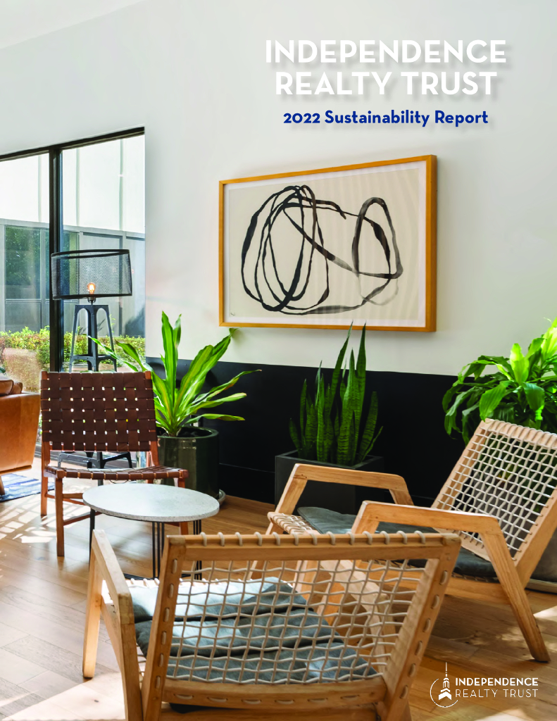 Independence Realty Trust Inc（IRT）2022年可持续发展报告（英文版）