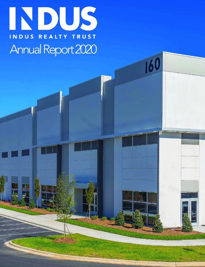 INDUS Realty Trust（INDT）2020财年年度报告（英文版）